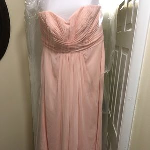 David's bridal dress size 12 F15555 light pink